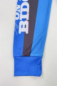 Custom-made long-sleeved men's polo shirt sublimation fashion design equestrian festival competition equestrian activities whole piece printing dye sublimation factory three buttons P1435 side view